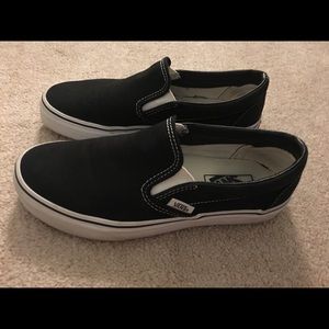 Black Slip-On Vans